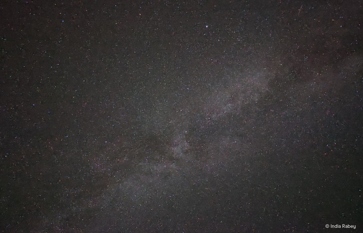 The Milky Way as seen from the farm